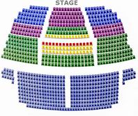Seats map of Tiandi theater