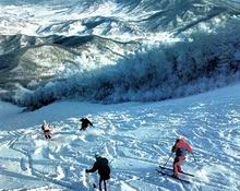 Songhua Lake Ski Resort in Jilin City