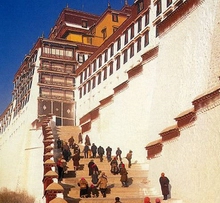 The Potala Palace in Tibet