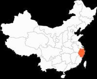 Zhejiang Location in Chinamap