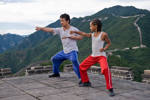 Jaden & Jackie on Great Wall in 2009