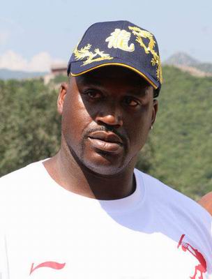 Shaquille O'Neal visited Great Wall in 2006