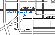 Beijing West Railway Station Location