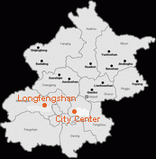 Location map of Longfengshan Ski Resort