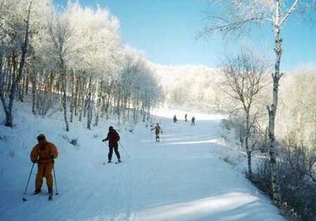 Saibei Ski Resort in Hebei Province 
