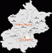 Location map of Snow World Ski Park
