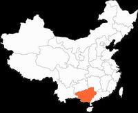 Guangxi Map, Guangxi Tourist Map, Guangxi Location in China Map