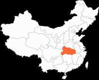 Hubei Location in Chinamap
