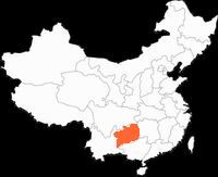 Kaili location in Guizhou Maps
