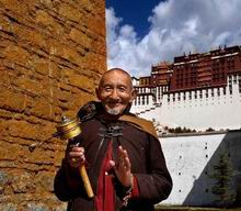 the Potala Palace in Lhasa Tibet