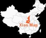 Xian Map, Xian Tourist Map, Xian Location in China Maps